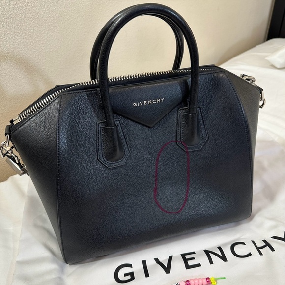Givenchy Antigona Bag Medium - Black Leather, Silver Hardware ($2,650 Retail) - Picture 11 of 12